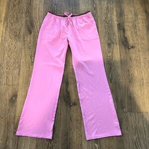 HeartSoul scrub pants pink lavender ORBH Medium M Break on Through